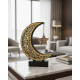 3D Hilal Yıldız Dekor 23x23 cm Ramazan Özel Masa Üstü Süs