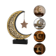 3D Hilal Yıldız Süs 23x23 cm Ev ve Ofis İçin Şık Aksesuar