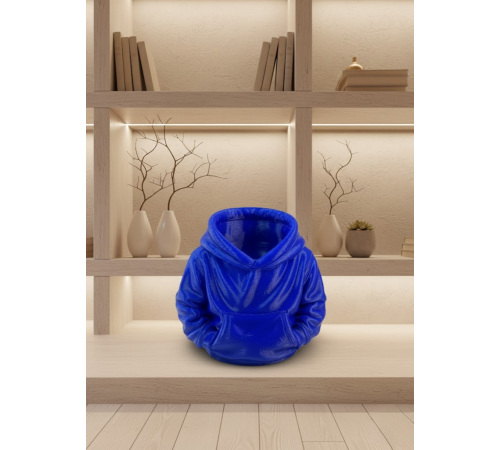 Lacivert Hoodie Kalemlik 10x10 cm Masa Üstü Düzenleyici
