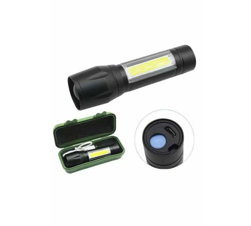 EL Feneri Uzun Menzilli Usb Şarj Edilebilir Kamp Lambası