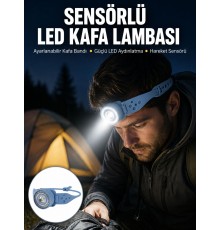 Uzun Pil Ömürlü Kamp ve Dağcılık Kafa Lambası Yeni Nesil