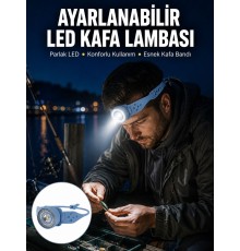 Kampçı Kafa Lambası Su Geçirmez Çok Modlu LED Yeni Nesil