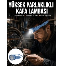 Hafif ve Taşınabilir Kamp Kafa Lambası Ayarlanabilir Işık Yeni Nesil