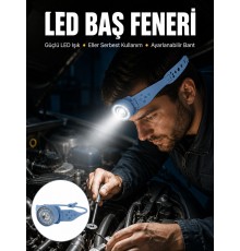 Suya Dayanıklı LED Kafa Lambası Outdoor Kullanım Yeni Nesil
