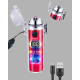 Güç Göstergeli Şarjlı Fenerli USB Elektrikli Çakmak