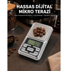 300 Gr Hassas Cep Terazisi Mavi Işıklı LCD Ekranlı Yeni Nesil
