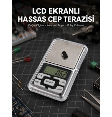 Kapaklı Dijital Cep Terazisi Hassasiyet 300 Gr Yeni Nesil