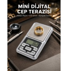 Taşınabilir Dijital Cep Terazisi 5 Ölçüm Birimli Yeni Nesil
