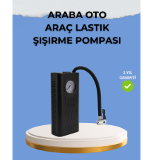 Çok Fonksiyonlu Dijital Gösterge Elektrikli Lastik Pompası