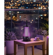 UV Mor Işık Elektrikli Böcek Öldürücü Lamba Gece Aydınlatmalı Sessiz ve Güvenli Kullanım