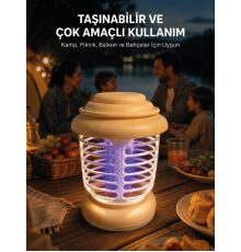 Askılı Tasarıma Sahip LED Aydınlatmalı Sinek Kovucu