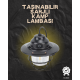 USB Şarjlı Retro LED Kamp Feneri – 4 Işık Modu, Su Geçirmez, Taşınabilir