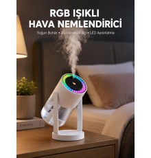 Gökyüzü Projektörlü Buhar Makinesi Ev Ofis ve Araç Uyumlu Yeni Nesil