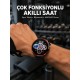 Spor ve Sağlık Takipli Akıllı Saat Kablosuz Şarj Yeni Nesil