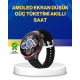 AMOLED Ekranlı Akıllı Saat Bluetooth Arama ve NFC Destekli