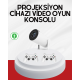 3D Oyun Destekli Kablosuz Ev Sinema Projeksiyon Cihazı