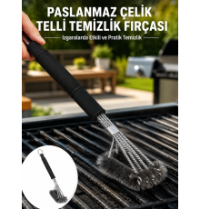 Izgara ve Barbekü Temizleme Fırçası Dayanıklı Tasarım Yeni Nesil