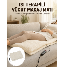 Vücut Masaj Matı Isı Terapili ve Çok Bölgeli Masaj Yeni Nesil