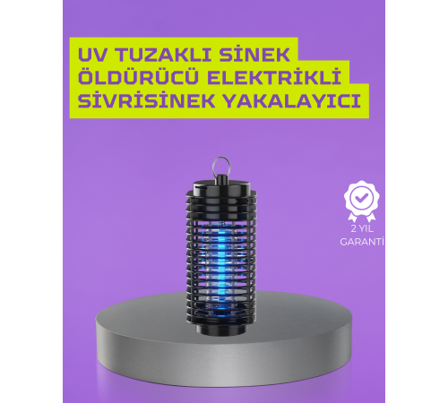 Kapalı ve Açık Alanlarda Etkili Elektrikli Sivrisinek Katili – UV Işıklı Tuzak