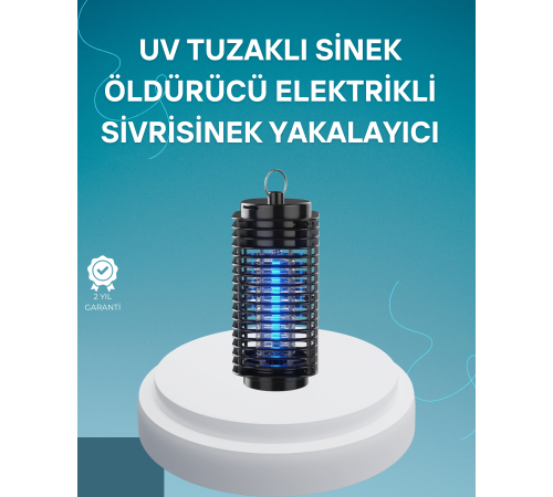 Çevre Dostu Elektrikli Sivrisinek Öldürücü Lamba – 50m² Etki Alanı