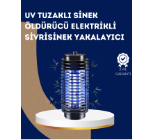 Elektrikli UV Işıklı Sivrisinek ve Böcek Öldürücü – Sessiz ve Güvenli Tuzak