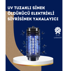 Elektrikli UV Işıklı Sivrisinek ve Böcek Öldürücü – Sessiz ve Güvenli Tuzak