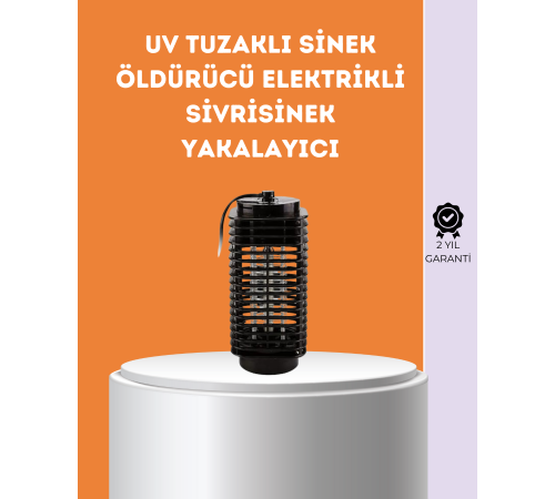 Kimyasal İçermeyen UV Işıklı Böcek ve Sivrisinek Kapanı – Güvenli Kullanım