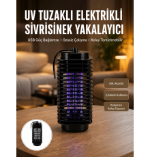 Kimyasal İçermeyen UV Işıklı Böcek ve Sivrisinek Kapanı – Güvenli Kullanım Yeni Nesil