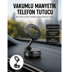 360 Derece Ayarlanabilir Manyetik Araç Telefon Standı Yeni Nesil