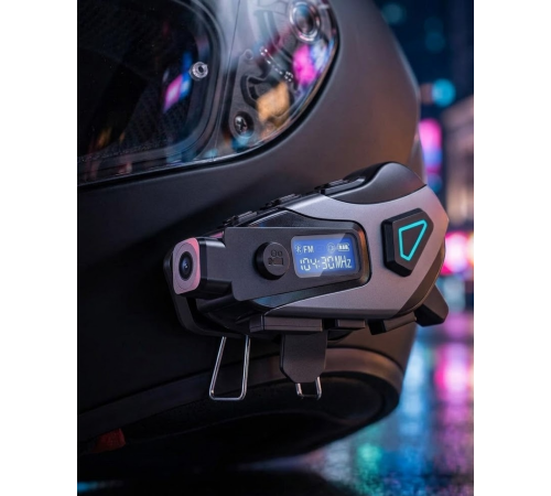 Kask İçi Bluetooth Kulaklık Kamera Özellikli Uzun Pil Ömrü ve Su Geçirmez