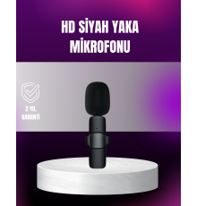 iPhone Uyumlu Çift Mikrofonlu Kablosuz Yaka Seti Profesyonel Ses