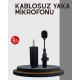 Kablosuz Profesyonel Mikrofon – 360° Ses Yakalama, 60 m Menzil, Gürültü Engelleyici