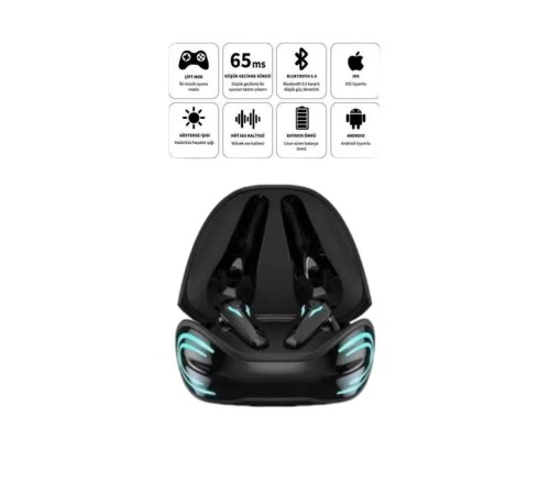 Android ve İOS Uyumlu Bluetooth Kulaklık Kulaklık Mini
