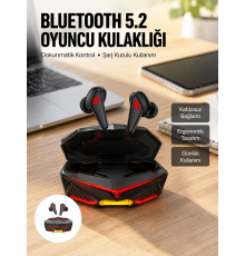 Profesyonel TWS Işıklı Kablosuz Bluetooth Kulaklık Kulaklığı Yeni Nesil