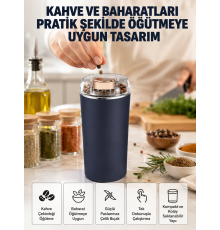 Yeni Nesil Kahve ve Baharat Öğütücü Paslanmaz Çelik Kahve Değirmeni