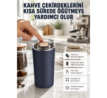 Kahve ve Baharat Öğütücü Kolay Temizlenebilir Paslanmaz Çelik Taşınabilir