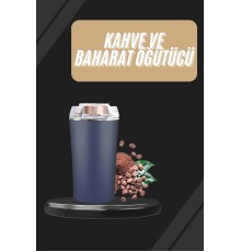 Dayanıklı Paslanmaz Çelik Kolay Kullanım Kahve Ve Baharat Öğütücü
