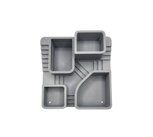 3D Baskı Kaktüs Saksı Seti Çok Bölmeli Modern Dekoratif Masaüstü Bitki Düzenleyici
