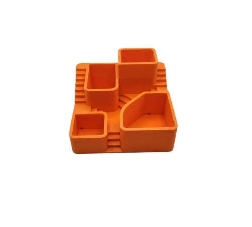 3D Modern Çok Bölmeli Kaktüs Saksı Seti Dekoratif Masaüstü Sukulent Standı