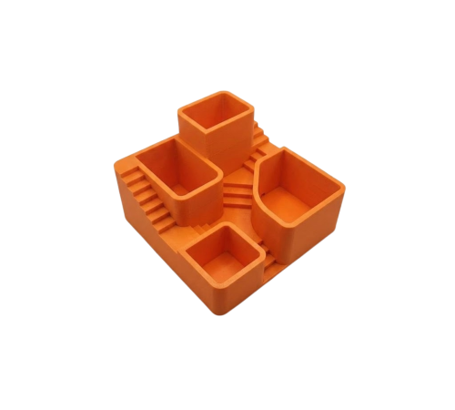 3D Modern Çok Bölmeli Kaktüs Saksı Seti Dekoratif Masaüstü Sukulent Standı