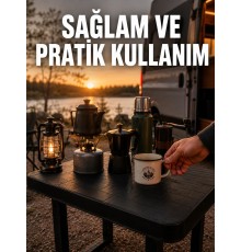 Katlanır Plastik Kamp Masası Hafif Taşınabilir Piknik Masası