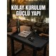 Pratik Katlanabilir Masa Kamp Piknik Bahçe ve Karavan Kullanımına Uygun
