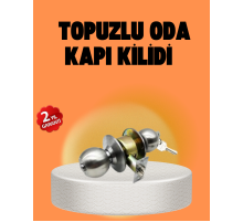 Mat Renk Topuzlu Kapı Kilidi – Giriş Tipi