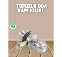 İç ve Dış Mekan Uyumlu Giriş Tipi Topuzlu Kilit