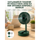 Katlanabilir Usb Şarjlı Masaüstü Soğutucu Mini Fan Telefon Tutucu