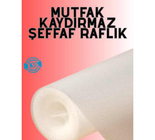 Eva malzemeden kaydırmaz şeffaf raflık buzdolabı kaplaması