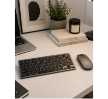 Sessiz Kullanım Sunan Bluetooth Klavye Mouse Seti Çoklu Cihaz Uyumlu