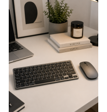 Sessiz Kullanım Sunan Bluetooth Klavye Mouse Seti Çoklu Cihaz Uyumlu