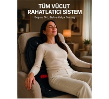 Titreşimli Isıtmalı Koltuk Tipi Masaj Minderi Ergonomik Tasarım