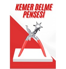 Kemer Delme Pensesi 6 Farklı Boyutta Kemer Delici Ev Deri Kemer
